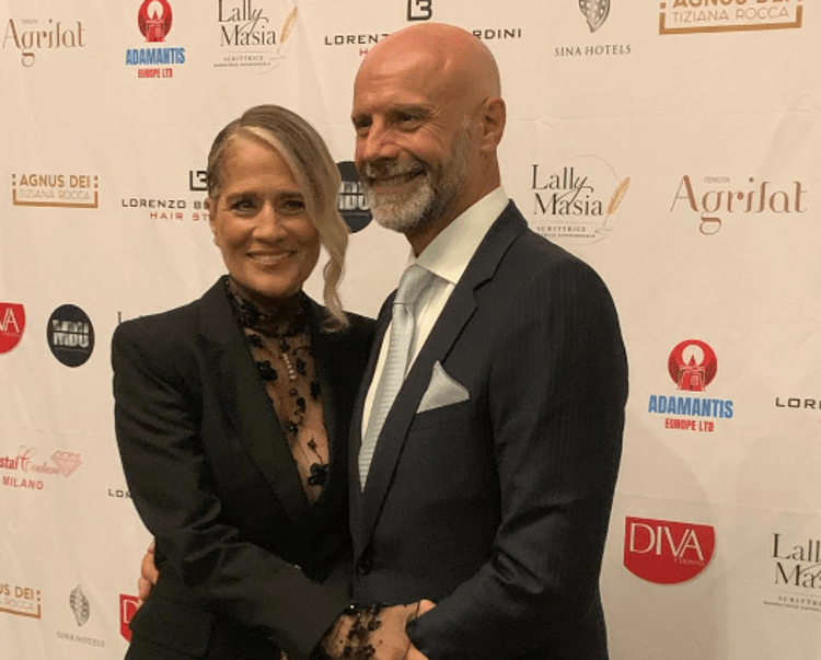 Heather Parisi insieme al marito Umberto Maria Anzolin