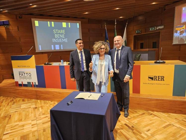 Patto per il lavoro, il clima e l’economia sociale dell’Emilia-Romagna - (Foto ufficio stampa)