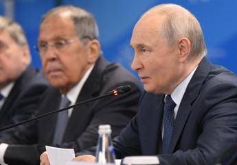 Vladimir Putin e Sergei Lavrov - Afp