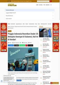 Indonesia: Piaggio and Vespa bring the premium Italian experience to Kendari, Sulawesi.