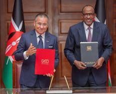 Da sinistra: Kamel Ghribi, presidente di Gksd e vicepresidente del Gruppo San Donato, e Aden Duale, Cabinet Secretary for Health of Kenya