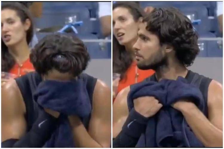Alcaraz vomita agli US Open - X
