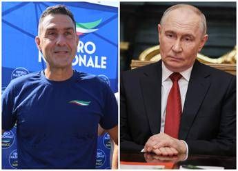 Roberto Vannacci e Vladimir Putin  - (Ipa)