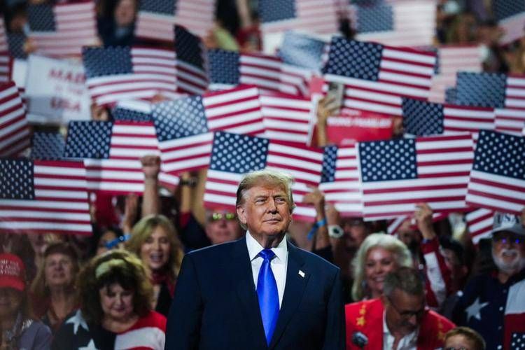 Donald Trump a Dallas - Afp