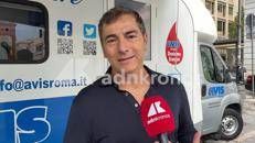 Emergenza sangue, Marco Liorni alla raccolta Avis-Adnkronos: 