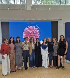 (La cinquina finalista, Roberta Scorranese e lo staff di LetteraFutura - Ufficio stampa del Premio)