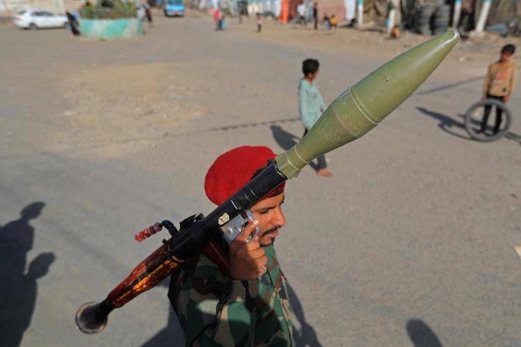 Ribelli Houthi - (Afp)
