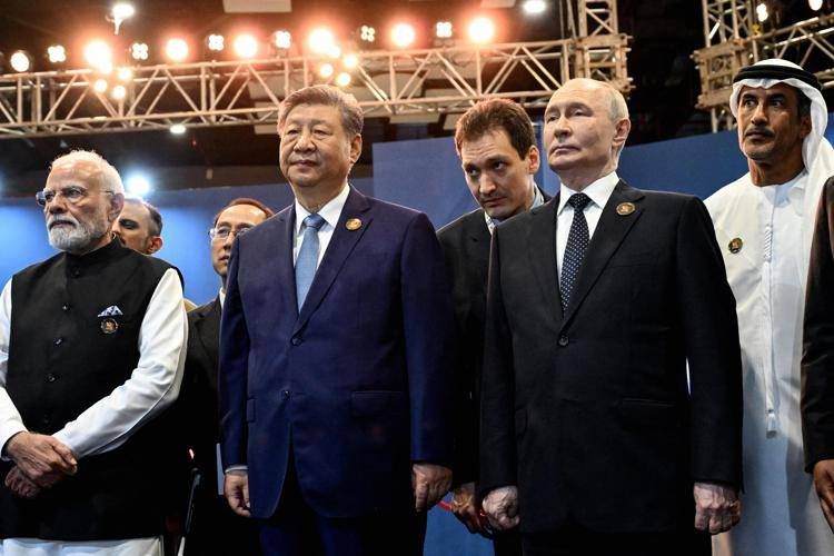 Modi, Xi, Putin - (Afp)