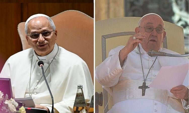 Papa Leone e Papa Bergoglio - (Fotogramma/Ipa)
