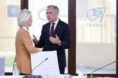 La presidente della Commissione Europea Ursula von der Leyen con il premier canadese Mark Carney Fg Ipa