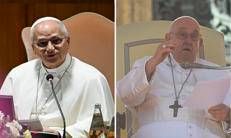 Papa Leone e Papa Bergoglio - (Fotogramma/Ipa)