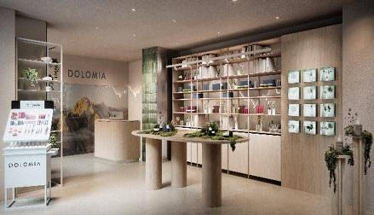 Dolomia, a Milano il primo temporary store