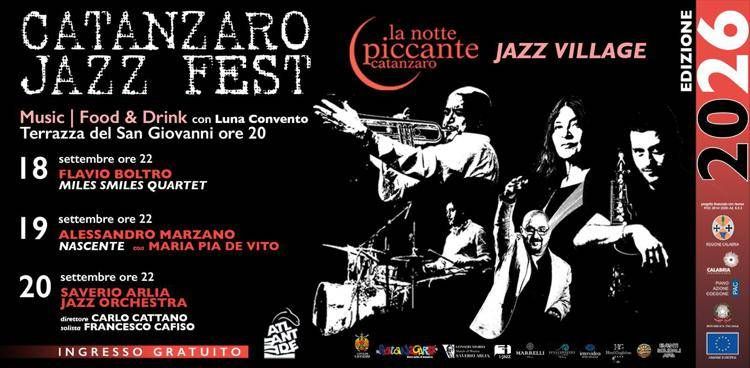 Catanzaro Jazz Fest, la XXVI edizione accende la Calabria