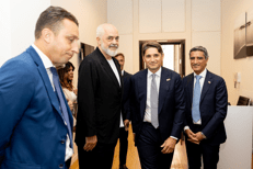 Lettieri con Edi Rama