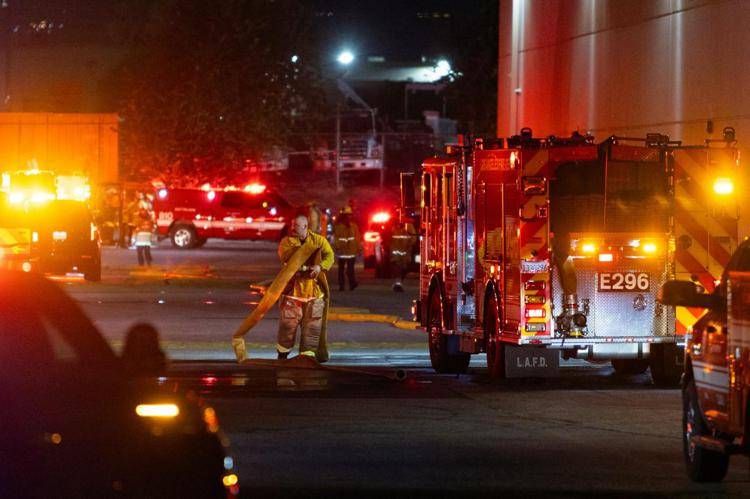 L'incidente a Los Angeles - (Afp)