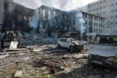 Macerie in Ucraina - (Afp)