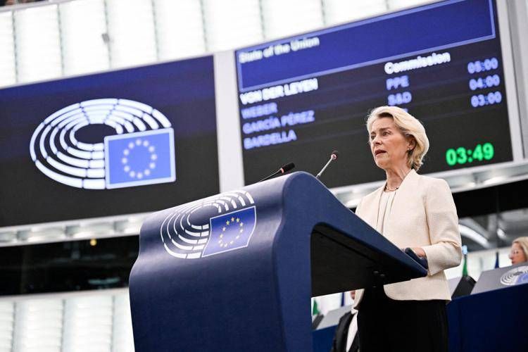 Soteu 2026: la presidente della Commissione europea Ursula von der Leyen ( - (Afp)