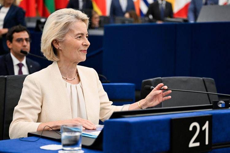 Soteu 2026: la presidente della Commissione europea Ursula von der Leyen - (Afp)