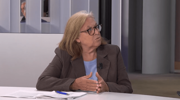 Lucia Annunziata (S&D) nel corso della diretta 