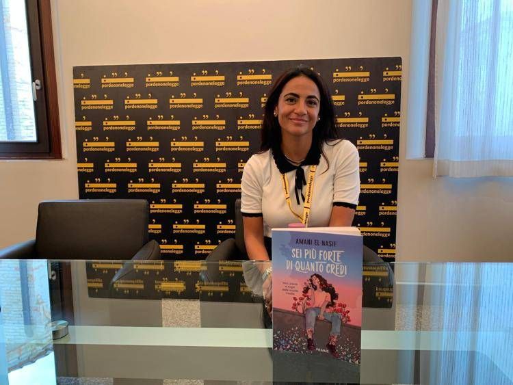 (La scrittrice Amani El Nasif - Adnkronos)
