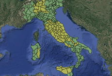 La mappa delle allerte meteo di venerdì 18 settembre - (Protezione civile)