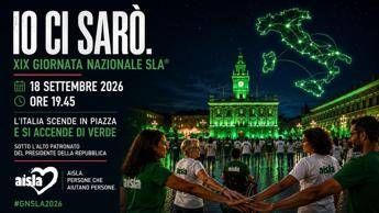 Giornata Sla, domani l'Italia si accende di verde