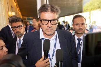 Il ministro dell'Economia Giancarlo Giorgetti
 - Fotogramma/Ipa