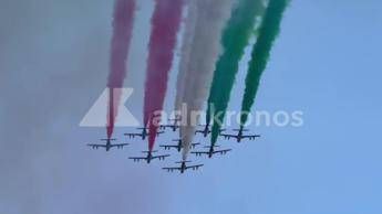 Gardone Val Trompia, lo spettacolo delle Frecce Tricolori - Video