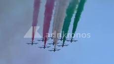 Gardone Val Trompia, lo spettacolo delle Frecce Tricolori - Video