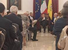 La cerimonia della consegna del premio