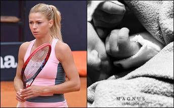 Camila Giorgi è diventata mamma del primo figlio Magnus Vangelis
