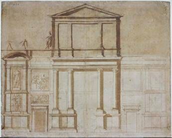 (Il disegno della facciata di San Lorenzo - uffici stampa Biaf)