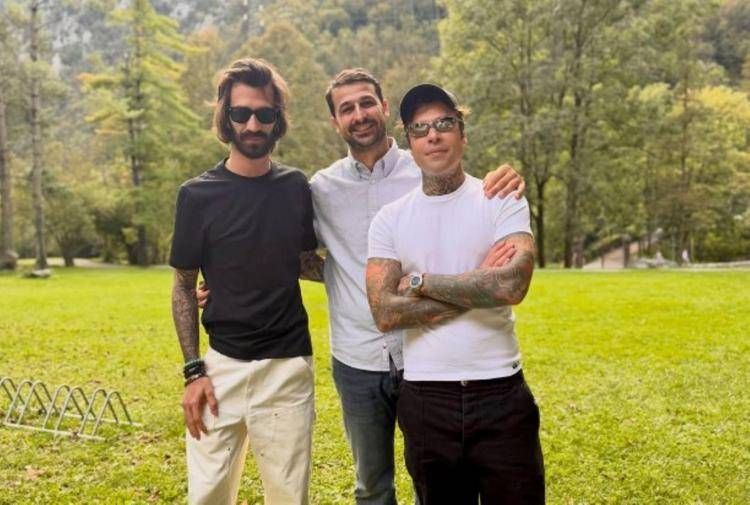 Leonardo Maria Del Vecchio con Fedez - Instagram