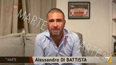 Alessandro Di Battista nel videomessaggio a DiMartedì
