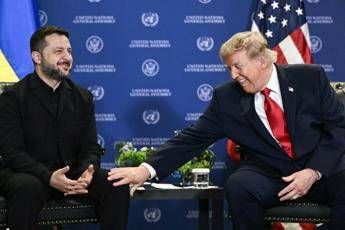 L'incontro tra Zelensky e Trump - Afp