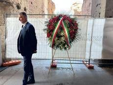 Il ministro Giuli al Colosseo - (Adnkronos)