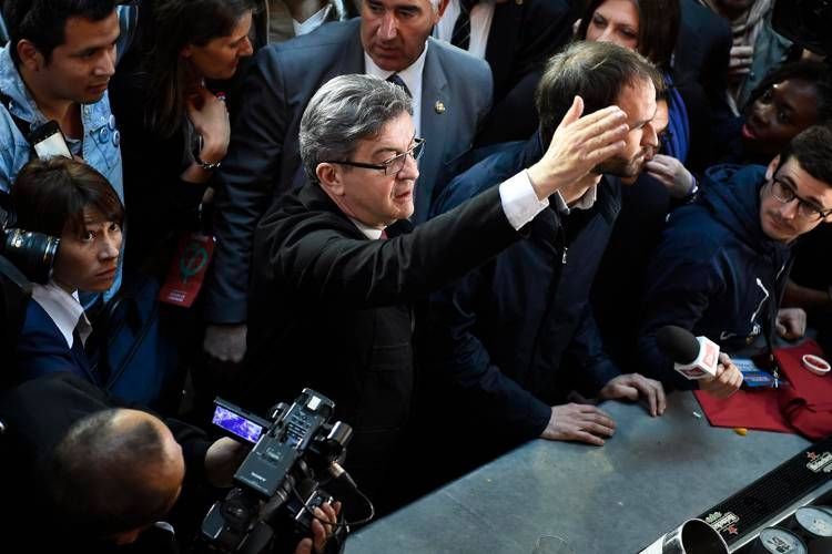 Il leader di La France Insoumise, Jean-Luc Mélenchon (Afp)