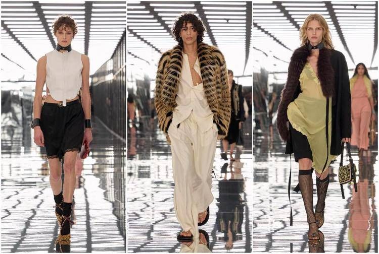 Tre look di Fendi per la pimavera-estate 2027