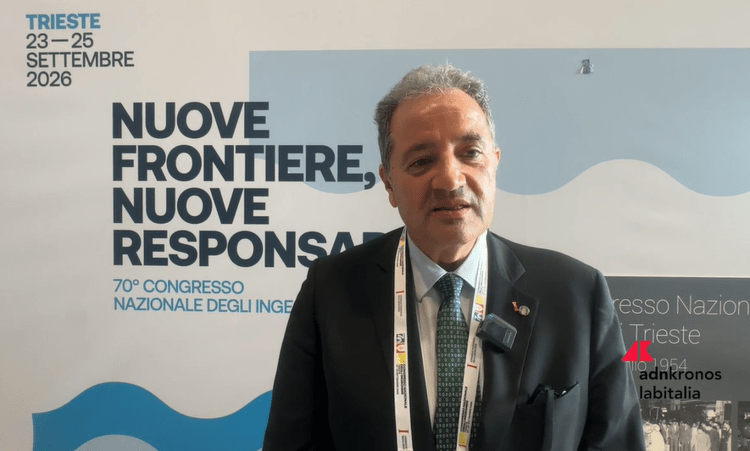 Elio Masciovecchio, vicepresidente del Consiglio nazionale degli ingegneri - (foto Adnkronos)