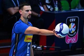 Il capitano azzurro Simone Giannelli  - Ipa/Fotogramma 