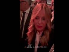 Moda, Meloni alla cena di gala a Palazzo Reale a Milano: 