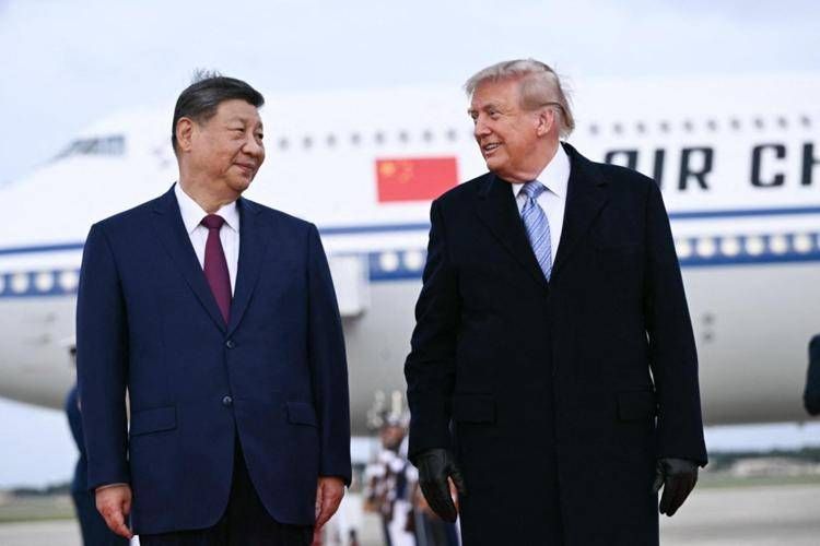 Xi Jinping e Donald Trump - Afp
