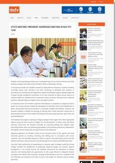 Myanmar: President U Min Aung Hlaing chairs meeting on economy, education, and environment