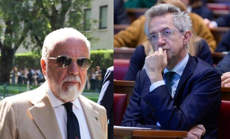 Aurelio De Laurentiis e Gaetano Manfredi - Ipa/Fotogramma 
