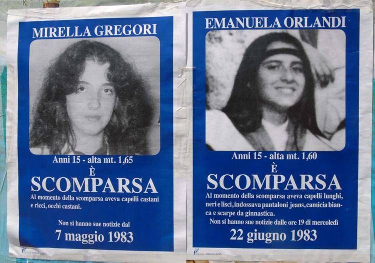 Mirella Gregori ed Emanuela Orlandi