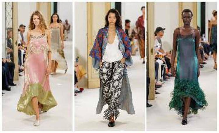 Tre look di Alberta Ferretti per la primavera-estate 2027