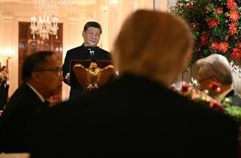 Xi alla cena di Stato con Trump - Afp