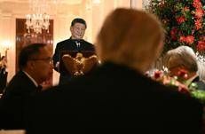 Xi alla cena di Stato con Trump - Afp