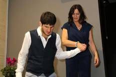 La mamma Paola e il figlio Gabriele