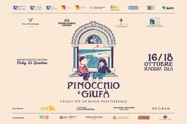 Pinocchio incontra Giufà: a Ragusa Ibla tre giorni di teatro, arte e cultura per un 'Nuovo Mediterraneo'
